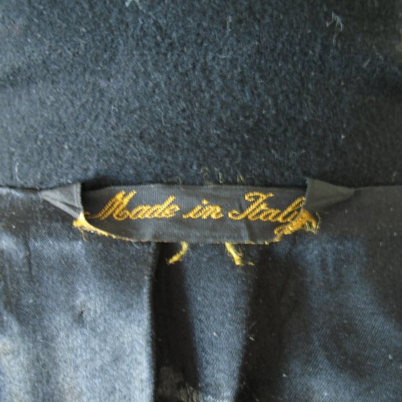 Nordstrom Cashmere Coat 3 Button 44L Italy Black XL - Picture 6 of 9